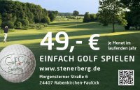 Einfach Golf spielen für 49 Euro im laufenden und Folgejahr