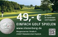 Einfach Golf spielen für 49 Euro im laufenden und Folgejahr